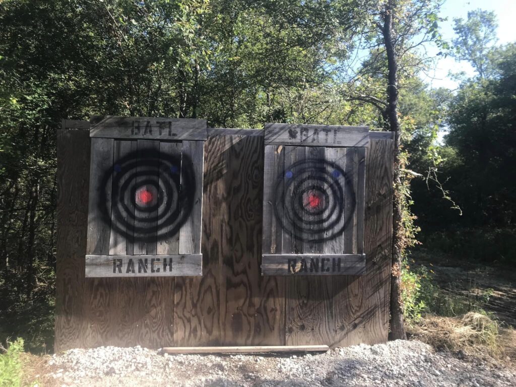 targets at the range