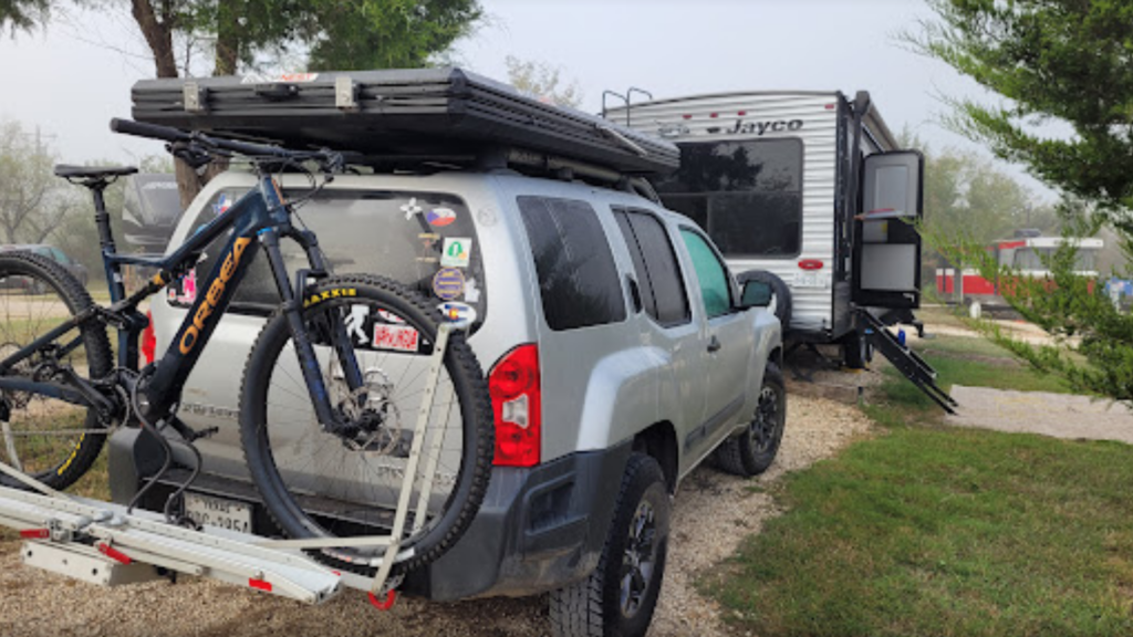 guest parked in site 19 oversized back in site at batl ranch rv resort