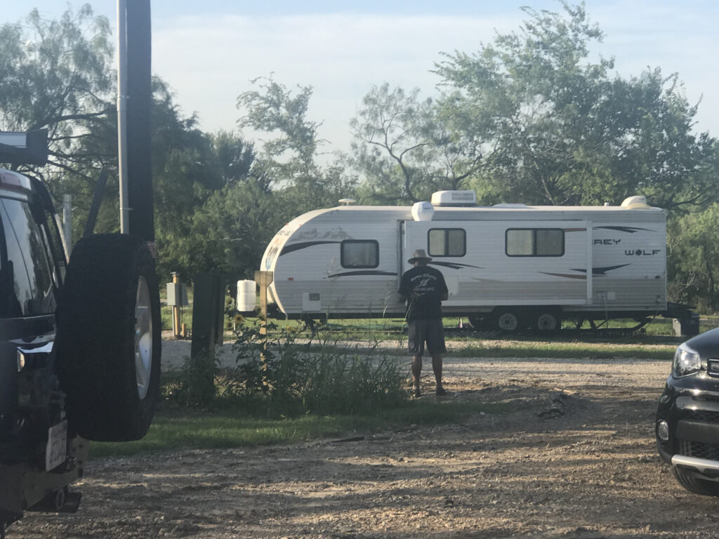 customer walking at batl ranch rv resort