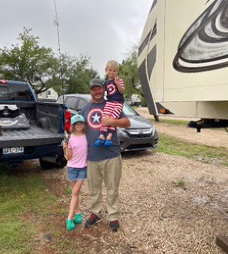 site 19 past guest and family after fishing at batl ranch