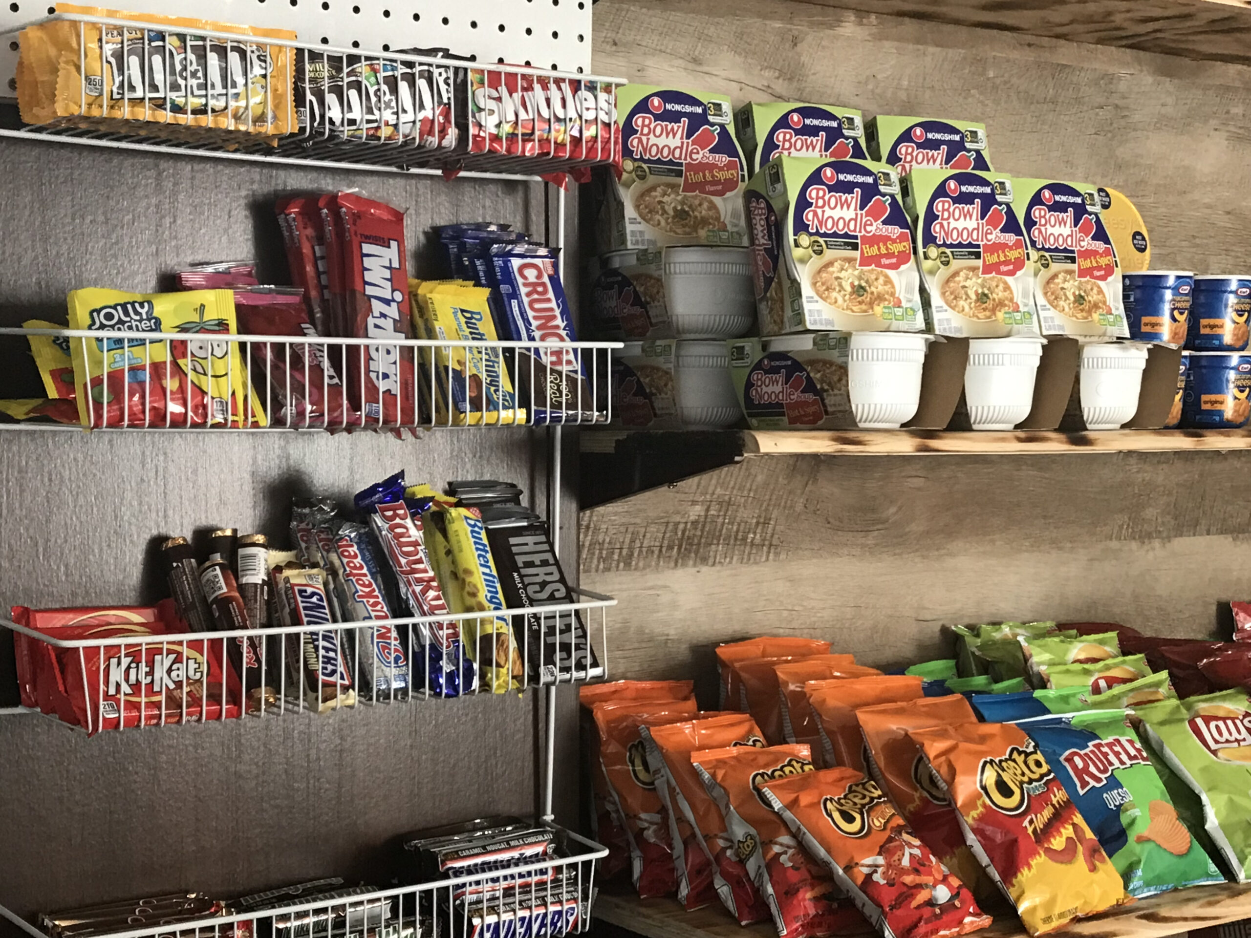 store snacks and foods at batl ranch